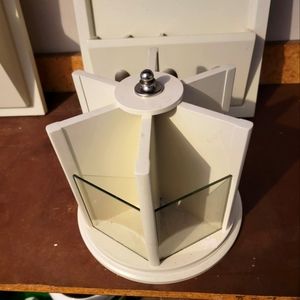 Pottery Barn Spindel.  9 1/2" diameter and 9" Tall.